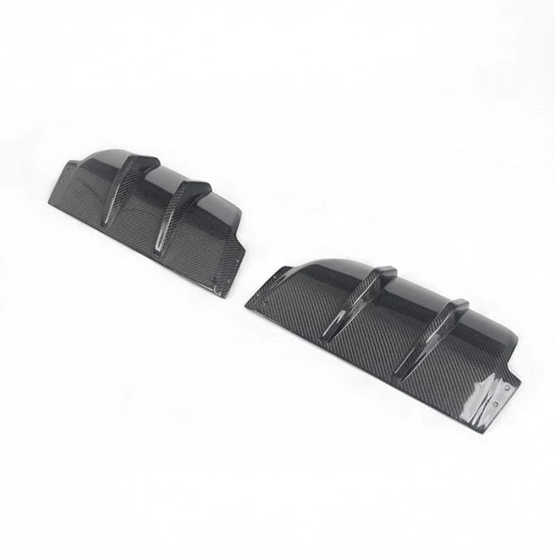 Genuine carbon fibre rear diffuser corners V1 for Golf R Mk6