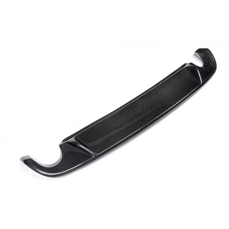Golf GTI Mk6 5-door carbon fibre diffuser close-up showing weave