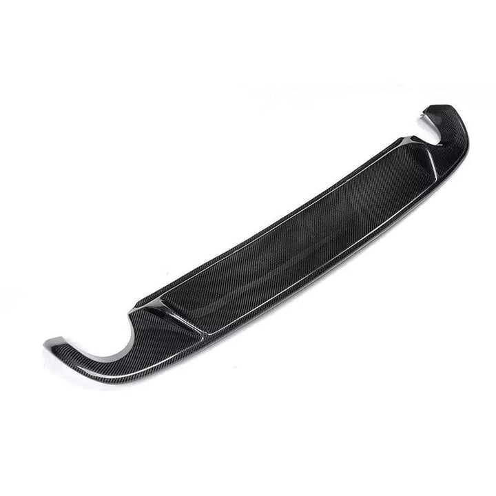 Golf GTI Mk6 5-door carbon fibre diffuser close-up showing weave