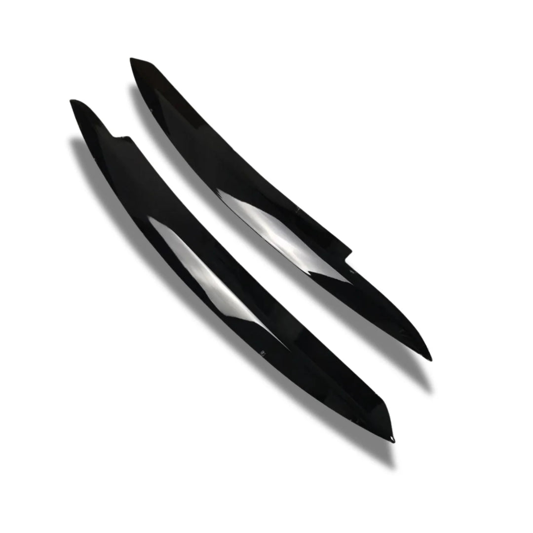 Golf Mk6 gloss black ABS headlight trim pair