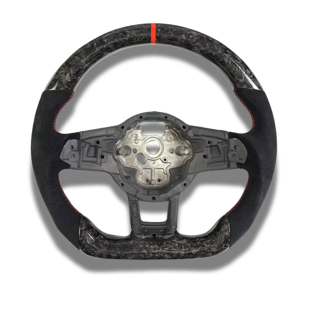 Forged carbon fibre custom steering wheel for Golf Mk7 GTI