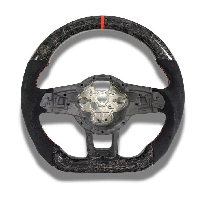 Forged carbon fibre custom steering wheel for Golf Mk7 GTI