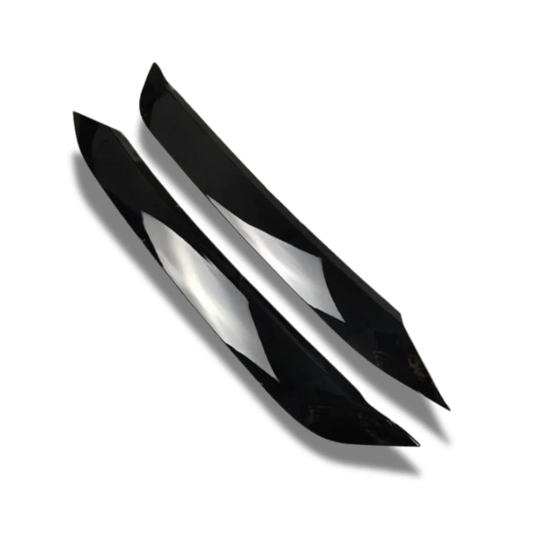 VW Polo Mk6 gloss black headlight eyebrows