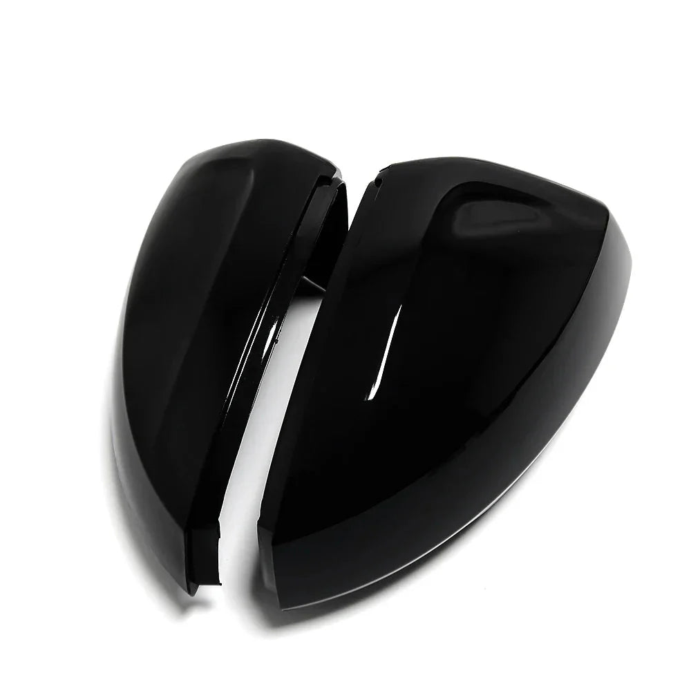 Polo Mk6.5 gloss black ABS mirror caps pair