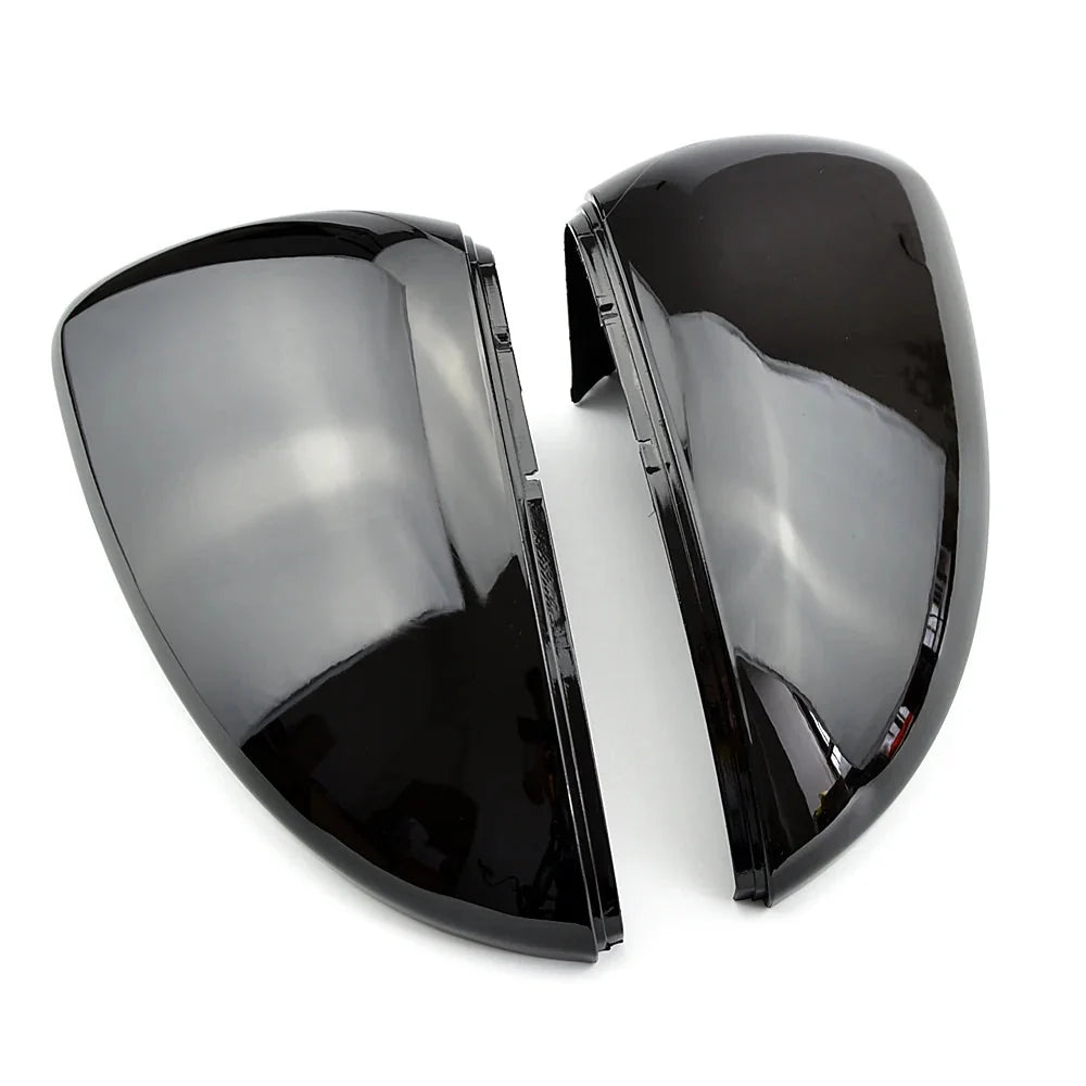 Gloss black wing mirror covers for Scirocco Beetle Jetta Passat