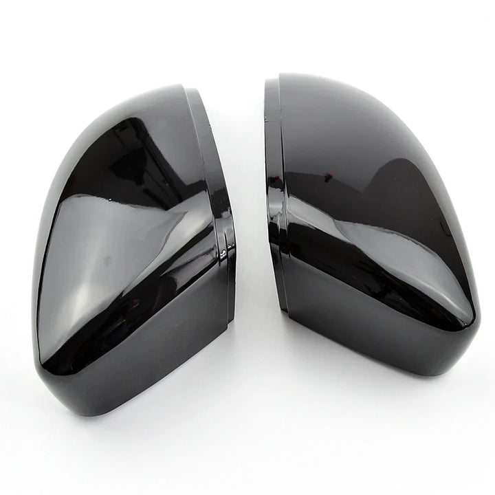 Gloss black mirror cover for VW Passat CC close-up